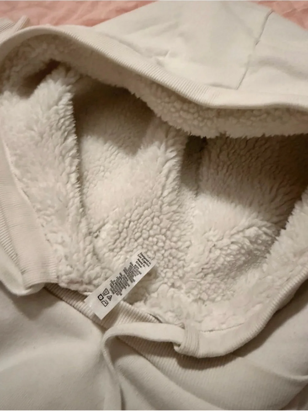 Women's Cream Alo Yoga Pullover Sherpa Hoodie
